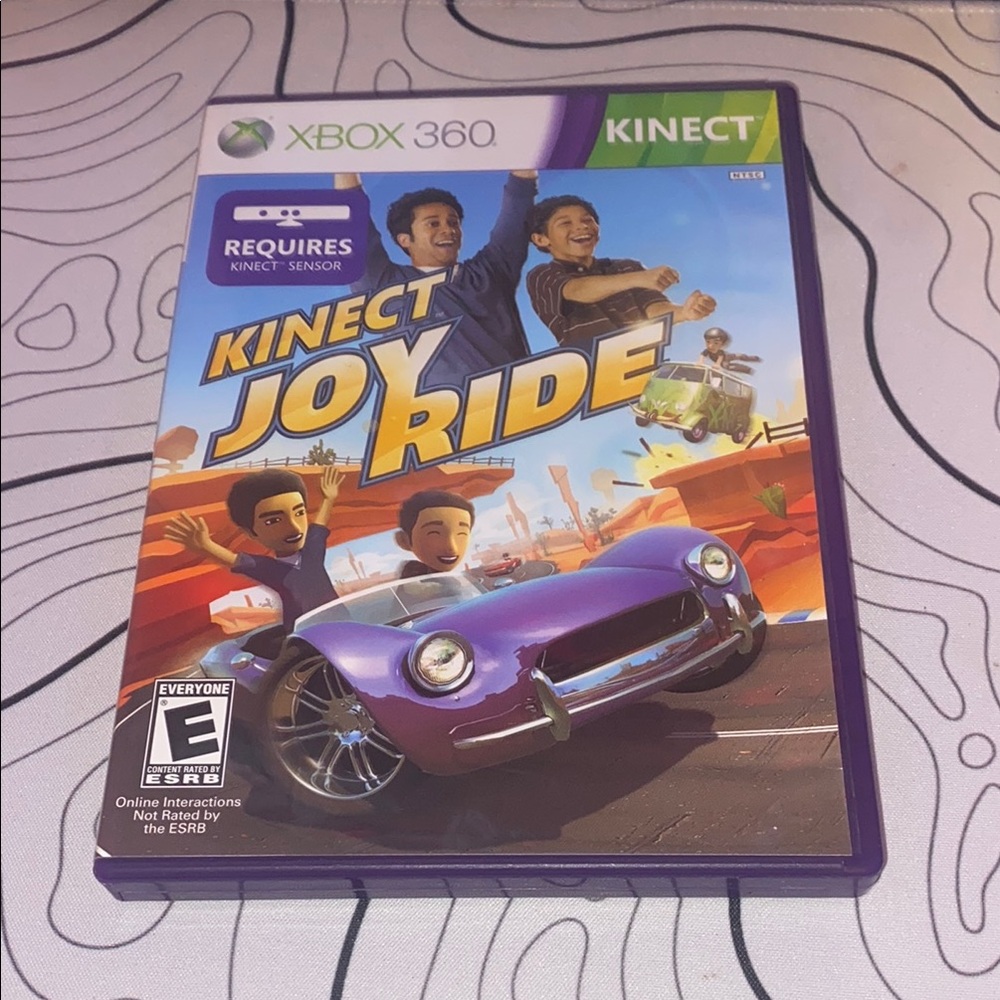Kinect Joy Ride Game - Purple Cover